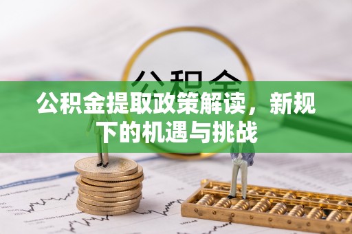 茄子河公积金提取政策解读，新规下的机遇与挑战
