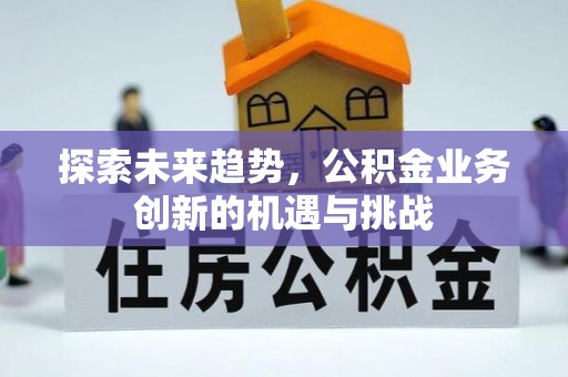 茄子河探索未来趋势，公积金业务创新的机遇与挑战