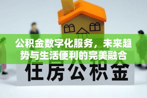 茄子河公积金数字化服务，未来趋势与生活便利的完美融合