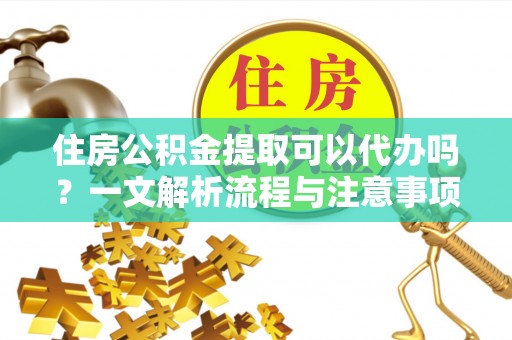 茄子河住房公积金提取可以代办吗？一文解析流程与注意事项