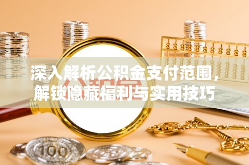 茄子河深入解析公积金支付范围，解锁隐藏福利与实用技巧