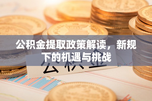 茄子河公积金提取政策解读，新规下的机遇与挑战