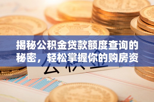 茄子河揭秘公积金贷款额度查询的秘密，轻松掌握你的购房资金