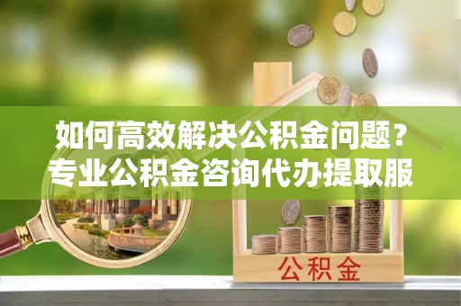 茄子河如何高效解决公积金问题？专业公积金咨询代办提取服务来帮你
