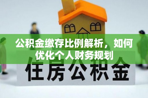 茄子河公积金缴存比例解析，如何优化个人财务规划