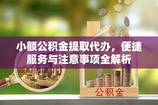 茄子河小额公积金提取代办，便捷服务与注意事项全解析